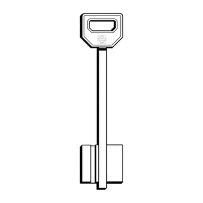 Q.TA' 5 SILCA FQL CHIAVE DOPPIA MAPPA OTTONE