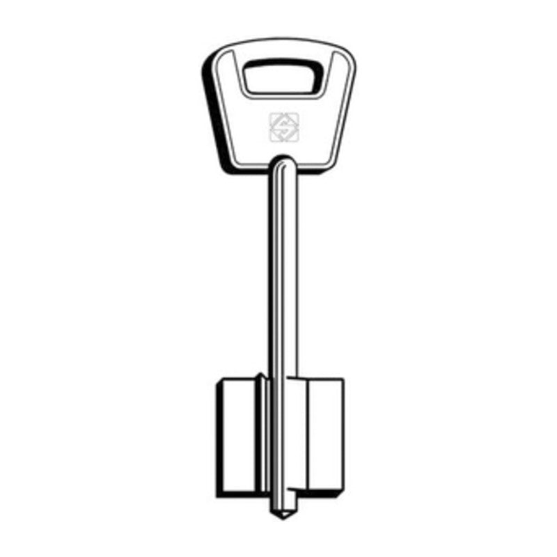 Q.TA' 5 SILCA 5OC1 CHIAVE DOPPIA MAPPA OTTONE