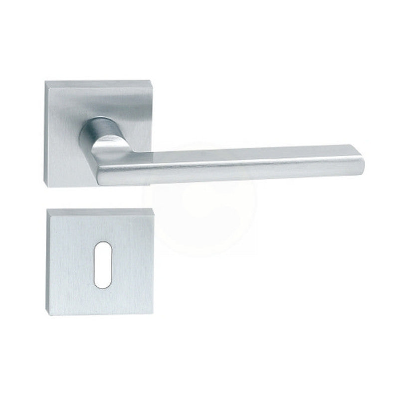 Q.TA' 1 MANIGLIA OTTONE METRO C/BOCCHETTA CROM SATIN