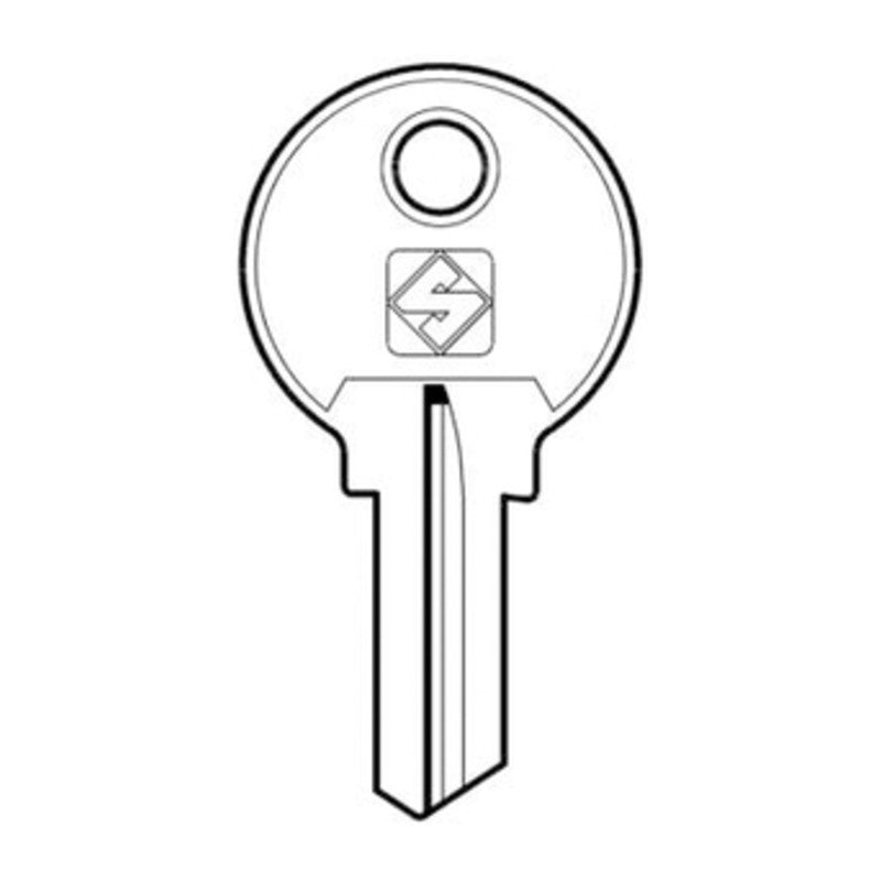 Q.TA' 10 SILCA MH4R CHIAVE PROFILO OTTONE