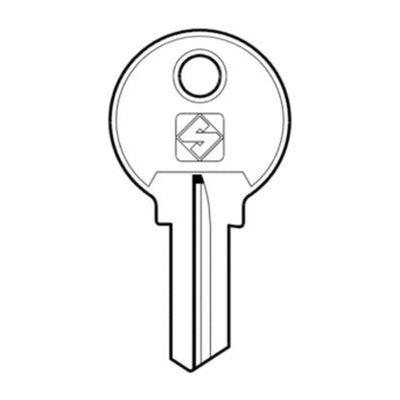 Q.TA' 10 SILCA MH4R CHIAVE PROFILO OTTONE