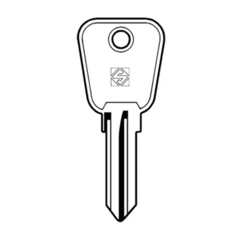 Q.TA' 10 SILCA UNI8 CHIAVE AUTO ACCIAIO