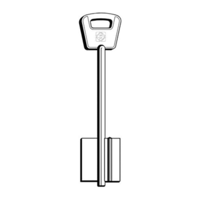 Q.TA' 5 SILCA BELC CHIAVE DOPPIA MAPPA OTTONE