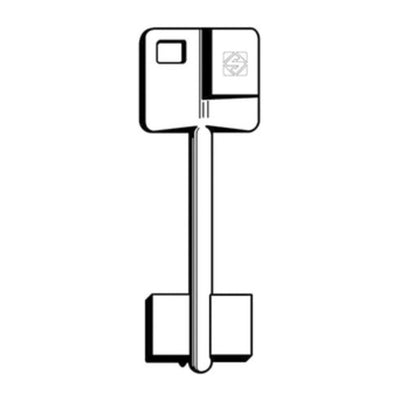 Q.TA' 5 SILCA 5YA4 CHIAVE DOPPIA MAPPA OTTONE