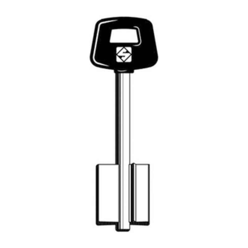 Q.TA' 5 SILCA 5SAB6P CHIAVE DOPPIA MAPPA OTTONE