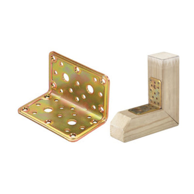 Q.TA' 20 PIASTRA 777 ANGOLARE ACCIAIO TROPIC 100X100X100 MM