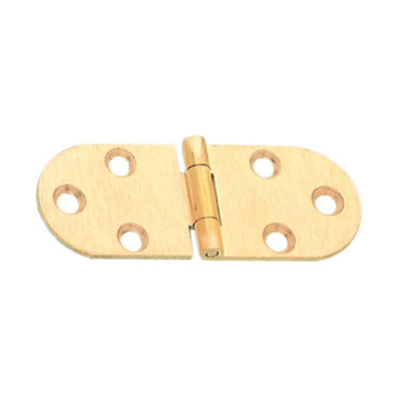 Q.TA' 24 CERNIERA A BISCOTTO S/FERMO OTTONE SAT 80X30 MM**