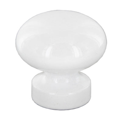 Q.TA' 25 POMOLO IN LEGNO LACCATO D 30 MM 101/C BIANCO**