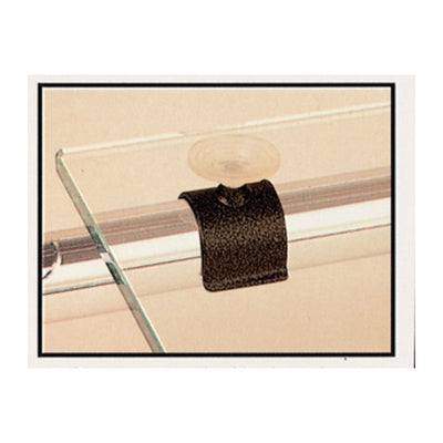 Q.TA' 10 SUPPORTO C/VENTOSA P/TUBO VERN. NERO (FIG.7)**