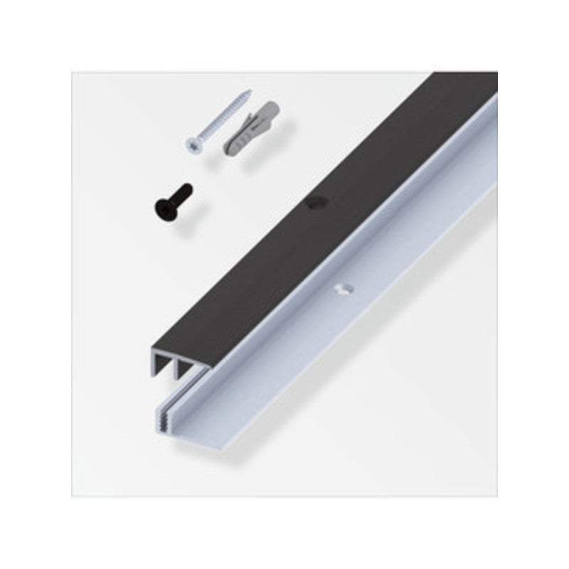 Q.TA' 1 RACCORDO BALCONE P/PARQUET NERO SPAZZ. 100CM