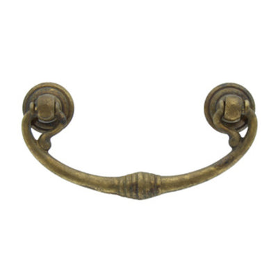 Q.TA' 25 MANIGLIA OTTONE 03027 82X40 MM ANTICATO**