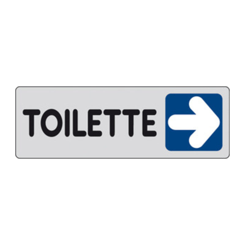 Q.TA' 10 ETICHETTA ADESIVA 150X50 TOILETTE (DX)