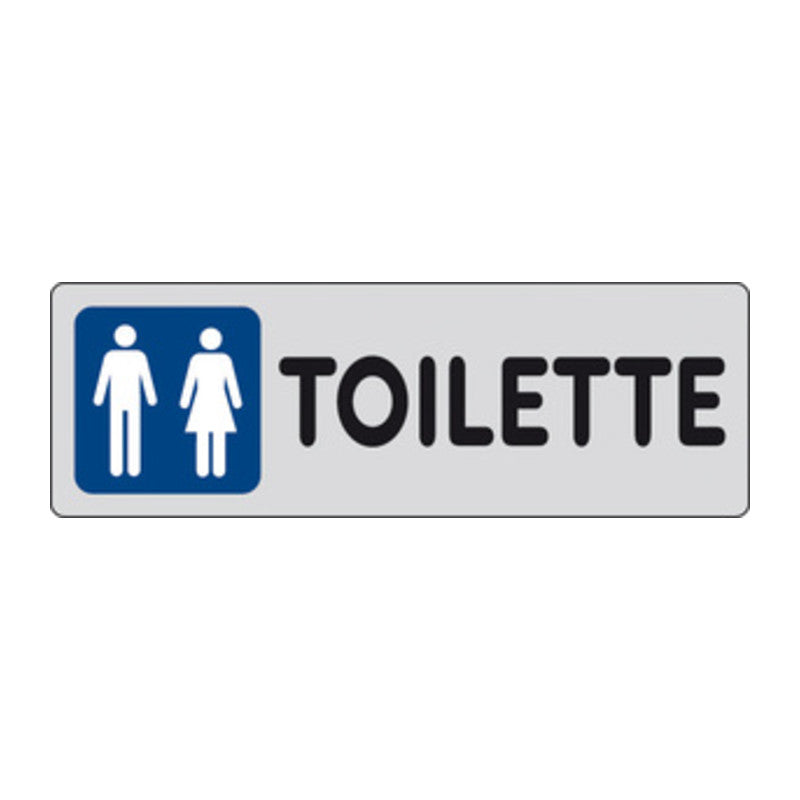 Q.TA' 10 ETICHETTA ADESIVA 150X50 TOILETTE (M F)