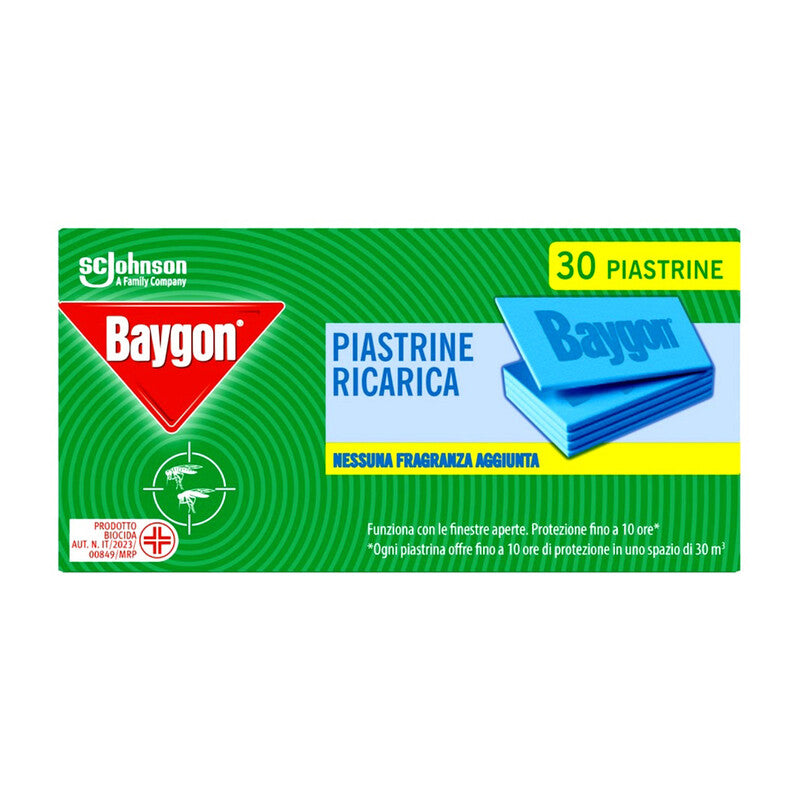 Q.TA' 48 ANTIZANZARE BAYGON PIASTRINE RIC 30 ELETTROEM
