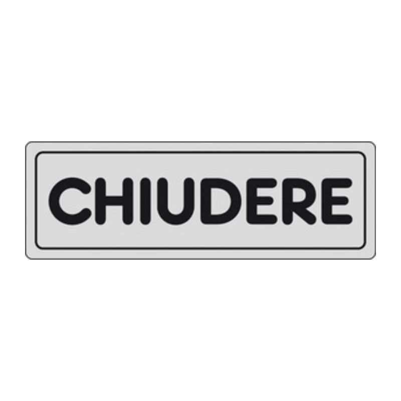 Q.TA' 10 ETICHETTA ADESIVA 150X50 CHIUDERE