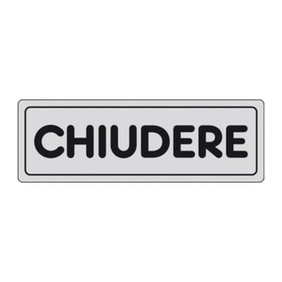 Q.TA' 10 ETICHETTA ADESIVA 150X50 CHIUDERE