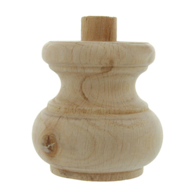 Q.TA' 8 PIEDE IN LEGNO ONTANO 53008 80X75 MM