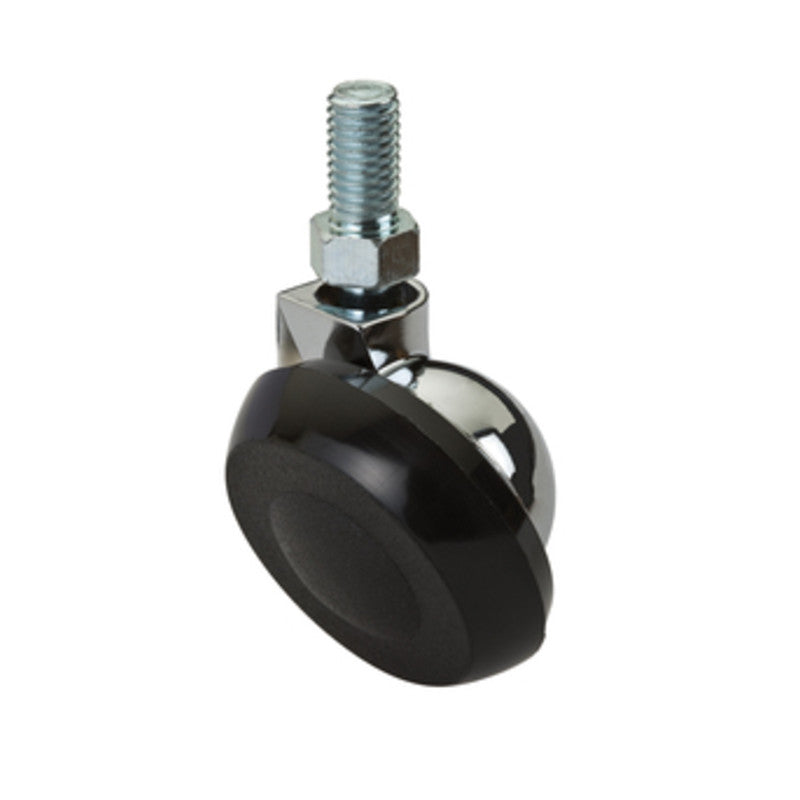 Q.TA' 4 RUOTA SEMISFERICA D 40 MM C/PERNO 8MAX15 CROMO**