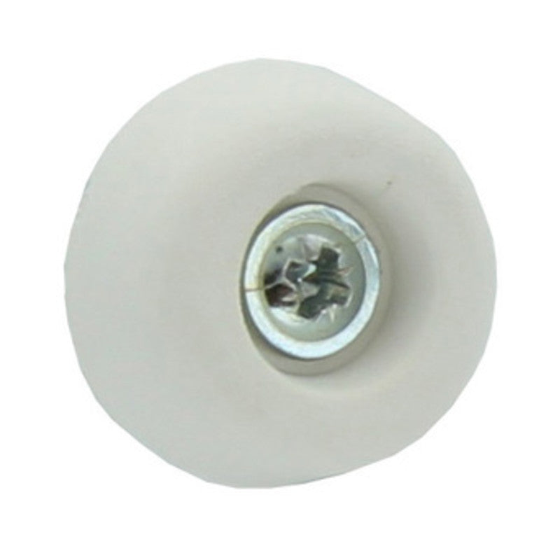 Q.TA' 20 SOTTOSEDIA A CONO C/VITE BIANCO 25 MM CONF 8 *