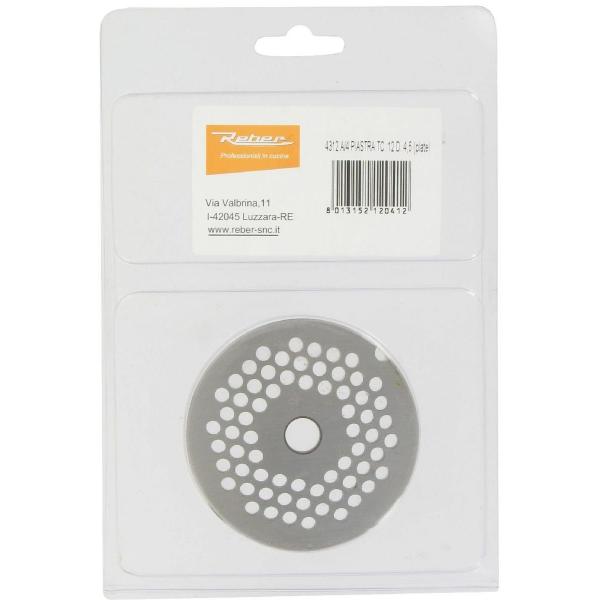 Q.TA' 1 PIASTRA P/TRITACARNE TC 12 FORO 4,5 MM
