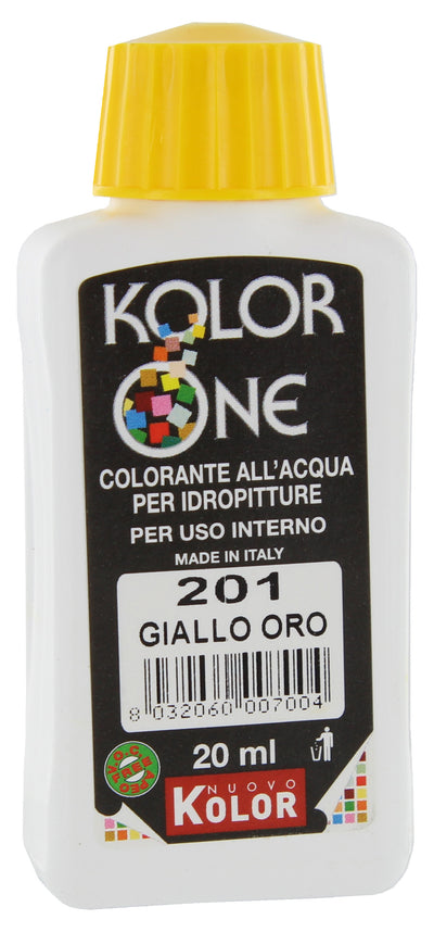 Q.TA'. 12 COLORANTE KOLOR ONE 20 ML GIALLO ORO 201