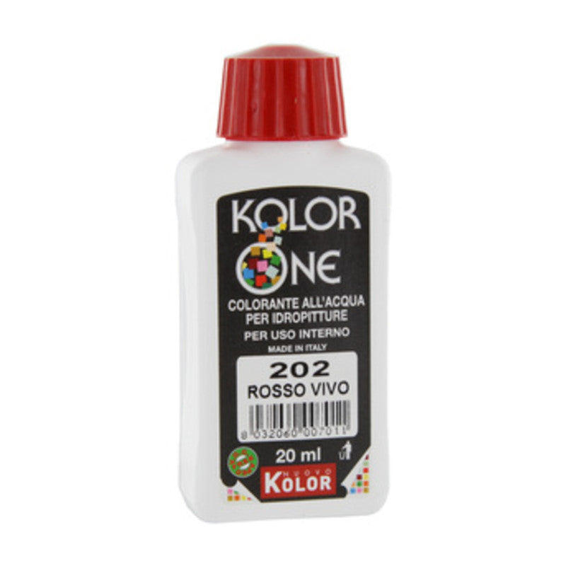 Q.TA' 12 COLORANTE KOLOR ONE 20 ML ROSSO VIVO 202