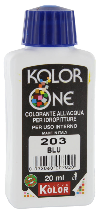 Q.TA'. 12 COLORANTE KOLOR ONE 20 ML BLU 203