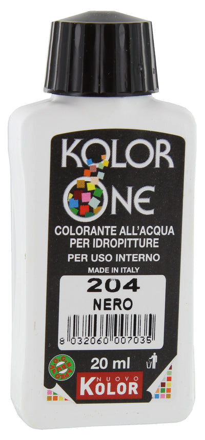 Q.TA'. 12 COLORANTE KOLOR ONE 20 ML NERO 204