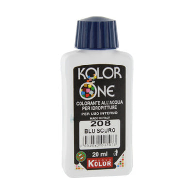 Q.TA' 12 COLORANTE KOLOR ONE 20 ML BLU SCURO 208