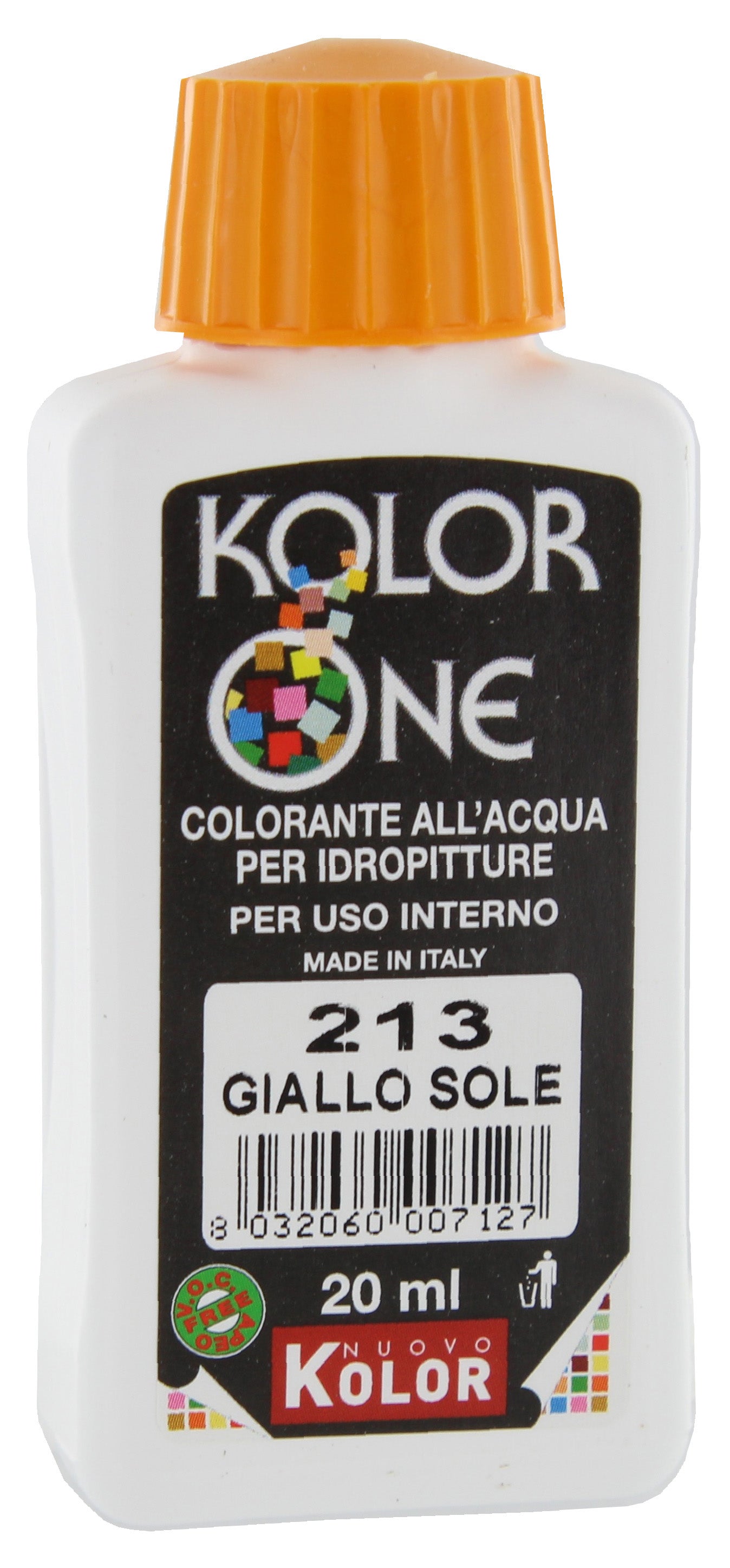 Q.TA'. 12 COLORANTE KOLOR ONE 20 ML GIALLO SOLE 213