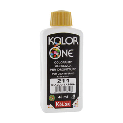 Q.TA' 12 COLORANTE KOLOR ONE 45 ML GIALLO SABBIA 211