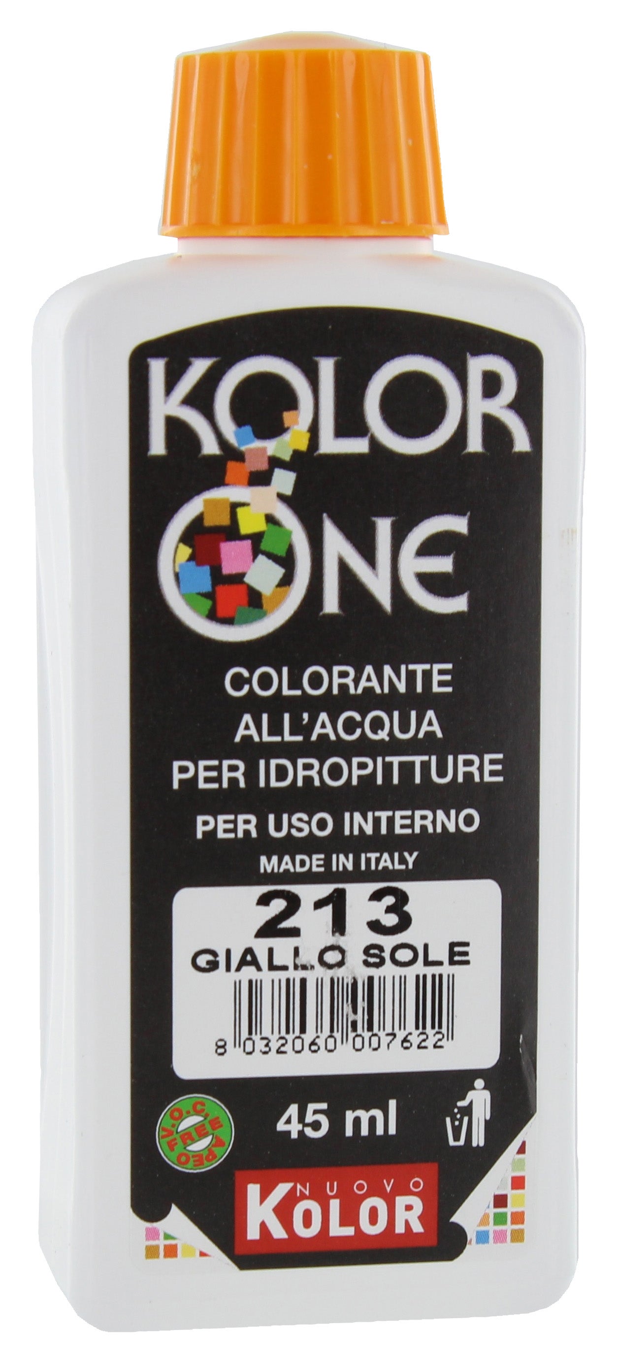 Q.TA'. 12 COLORANTE KOLOR ONE 45 ML GIALLO SOLE 213