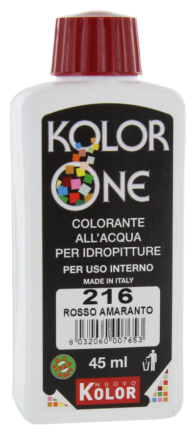 Q.TA'. 12 COLORANTE KOLOR ONE 45 ML ROSSO AMARAN 216