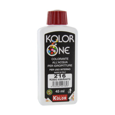 Q.TA' 12 COLORANTE KOLOR ONE 45 ML ROSSO AMARAN 216