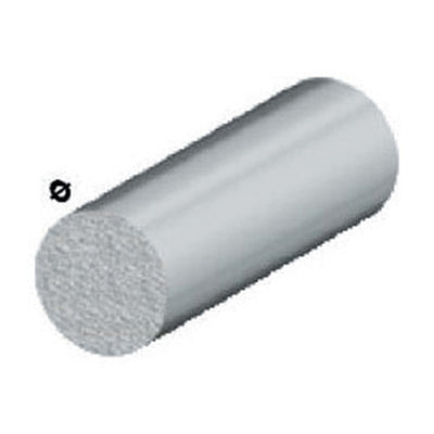 Q.TA' 5 PROFILO ARGENTO H.100 CM TONDO PIENO D 6 MM**