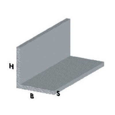 Q.TA' 5 PROFILO ARGENTO H.200 CM ANGOLARE 25X25X1 MM*