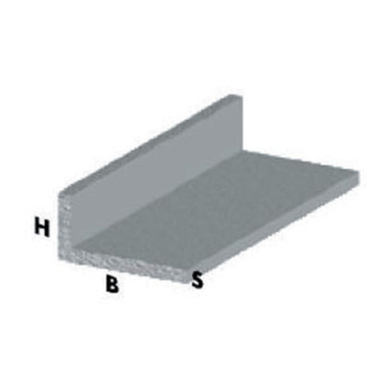 Q.TA' 5 PROFILO ARGENTO H.200 CM ELLE 30X15X1 MM*