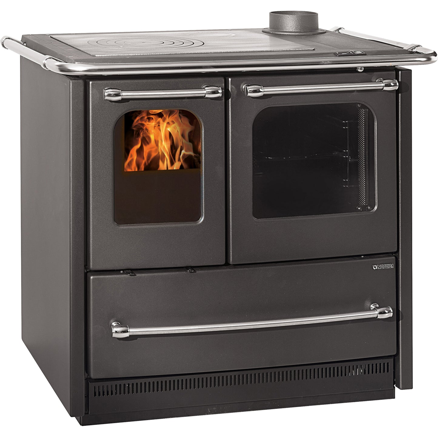 CUCINA LEGNA 7,5 KW SOVRANA EASY EVO 2.0 ANTRACITE