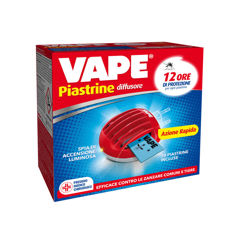 Q.TA' 12 ANTIZANZARE VAPE ELETTROEM E 10 PIASTRINE