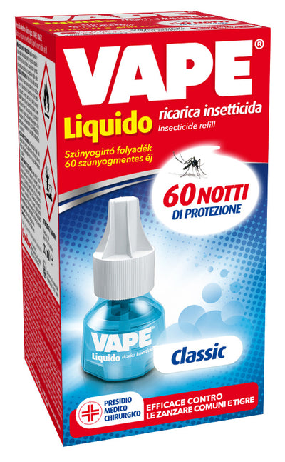 Q.TA'. 30 ANTIZANZARE VAPE MAGIC RICARICA LIQUIDA 60 NOTTI