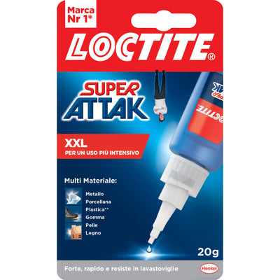 Q.TA'. 12 ADESIVO SUPER ATTAK XXL 20 G