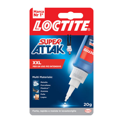Q.TA' 12 ADESIVO SUPER ATTAK XXL 20 G