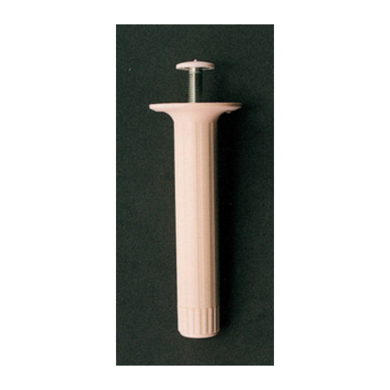 Q.TA' 4 PIEDINO REGOLABILE ABS D 28X150 MM BIANCO*