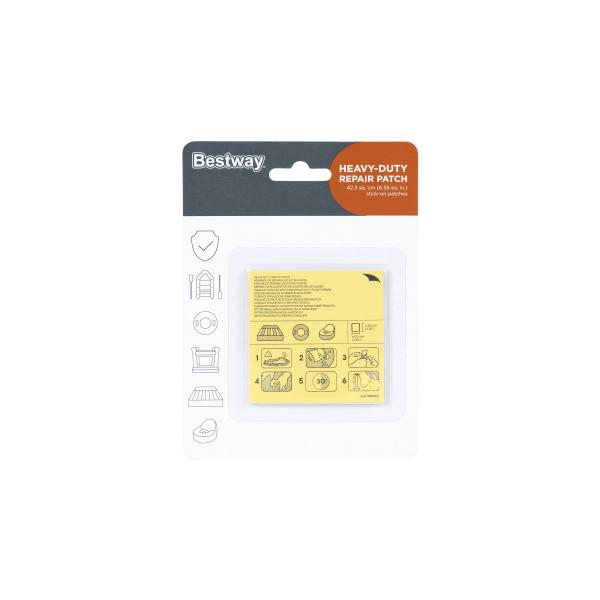 Q.TA' 1 KIT 10 TOPPE RIPARAZIONE PISCINA HEAVY-DUTY 62068