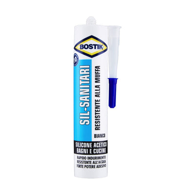 Q.TA'. 24 BOSTIK SIL-SANITARI RESISTENTE MUFFA 280 ML BIANCO