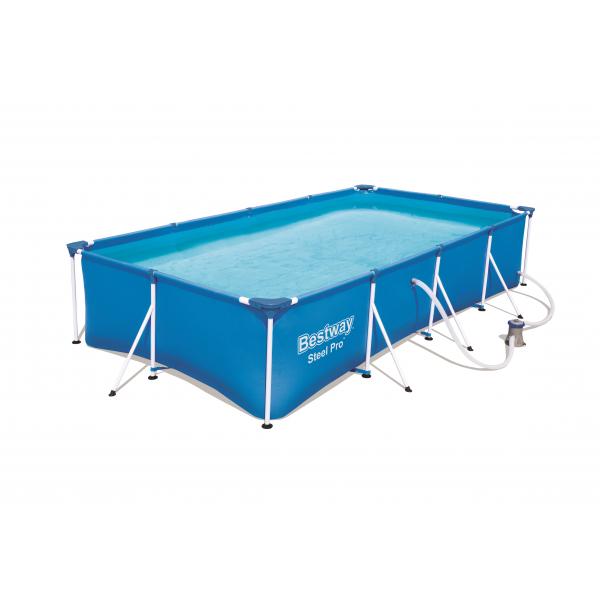 PISCINA C/TELAIO E POMPA 400X211XH81 CM 56424