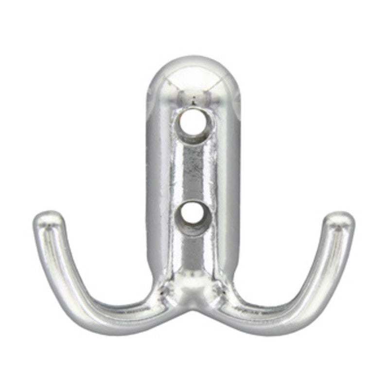 Q.TA' 30 APPENDIABITI A 2 GANCI 45X45 MM CROMO LUCIDO