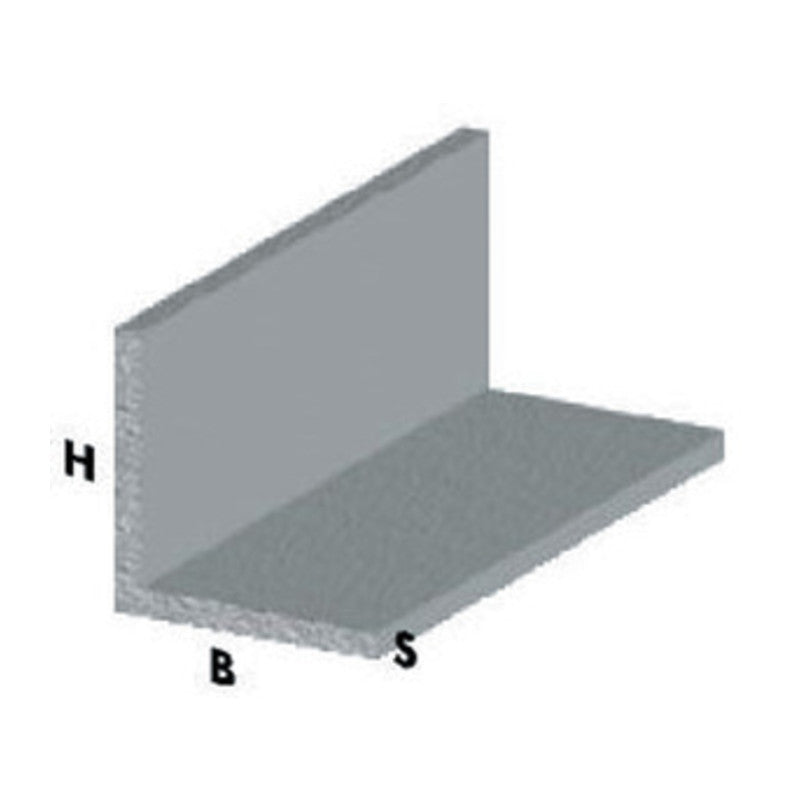 Q.TA' 5 PROFILO ARGENTO H.100 CM ANGOLARE 40X40X1,5 MM**