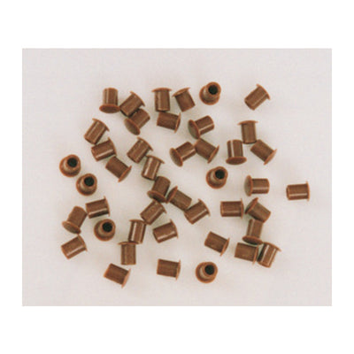 Q.TA' 1000 COPRIFORO PLASTICA MARRONE D 6 MM*