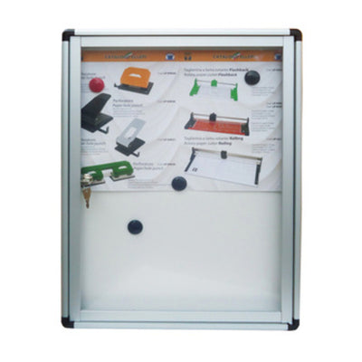 Q.TA' 1 BACHECA FONDO MAGNETICO 45X4,5X60 CM ALLUMINIO